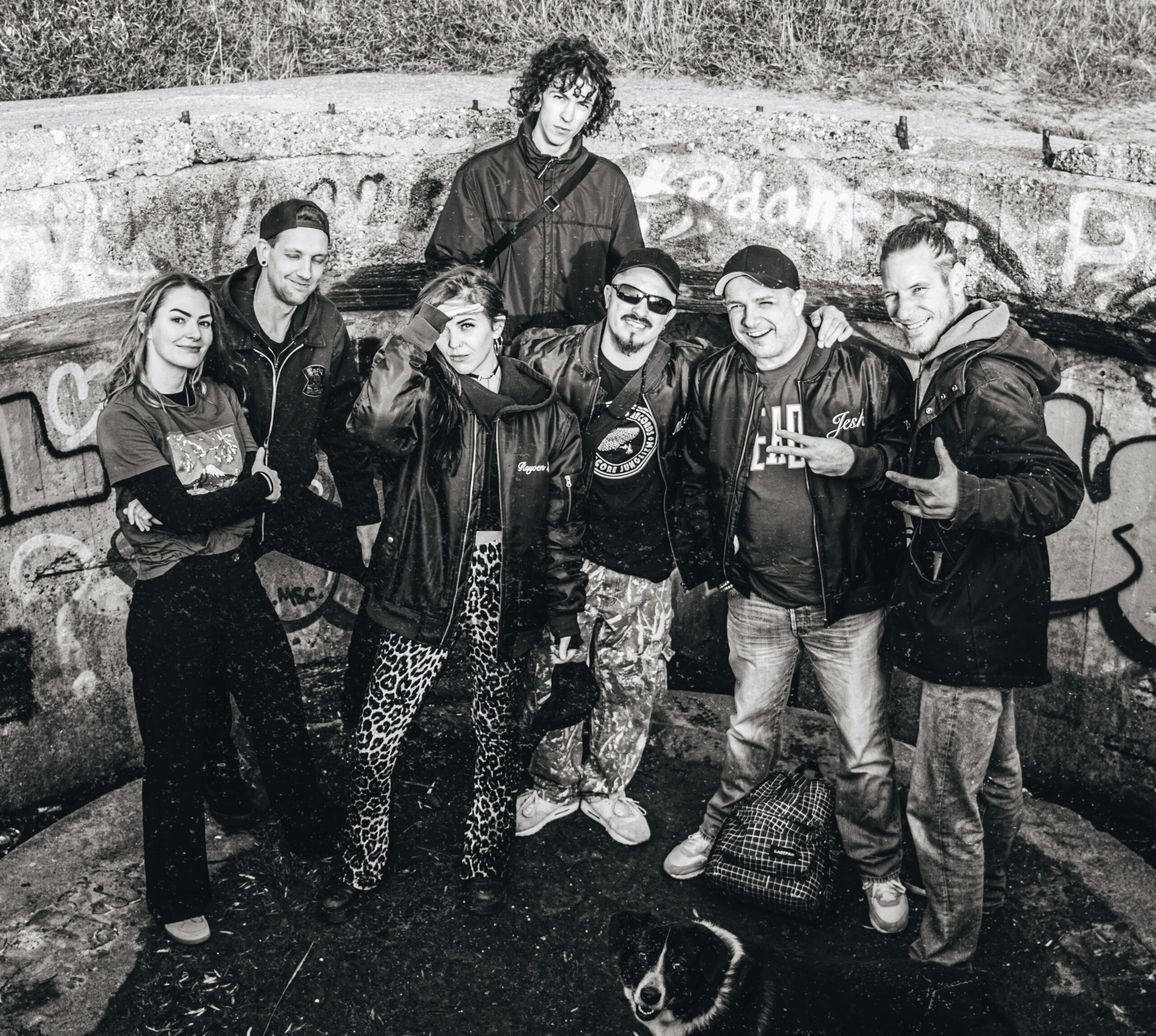 Guerilla Bass Records crew